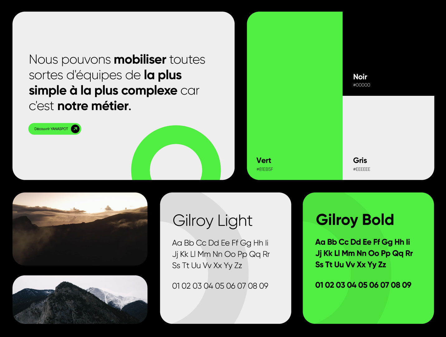 Image de fond - Yanaspot - Typographie Couleurs