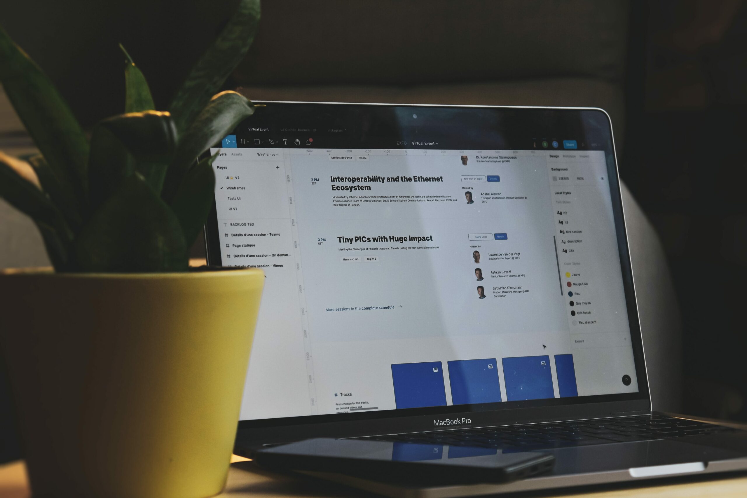 Media de fond - Agence Figma